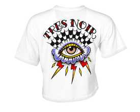 Trippy Eye Crop Top - Back