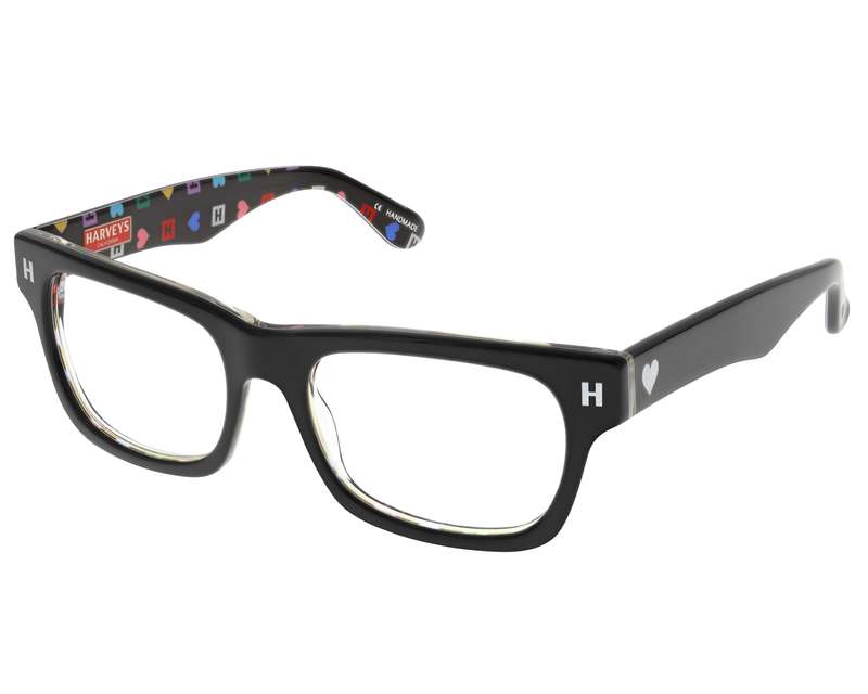 Sixty-One - Harveys x Tres Noir - Black - clear - angle
