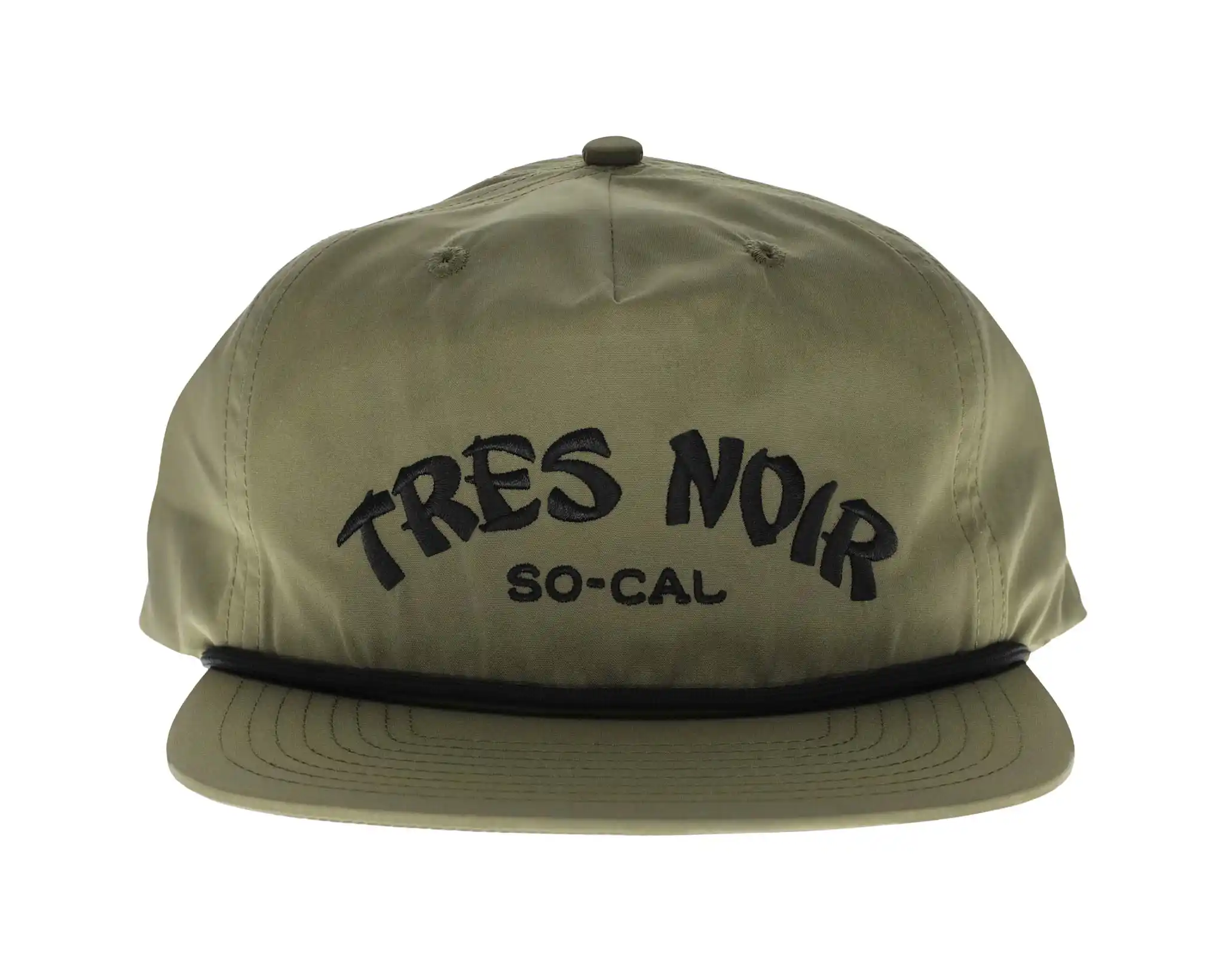 Rope Hat - Olive Green - Front