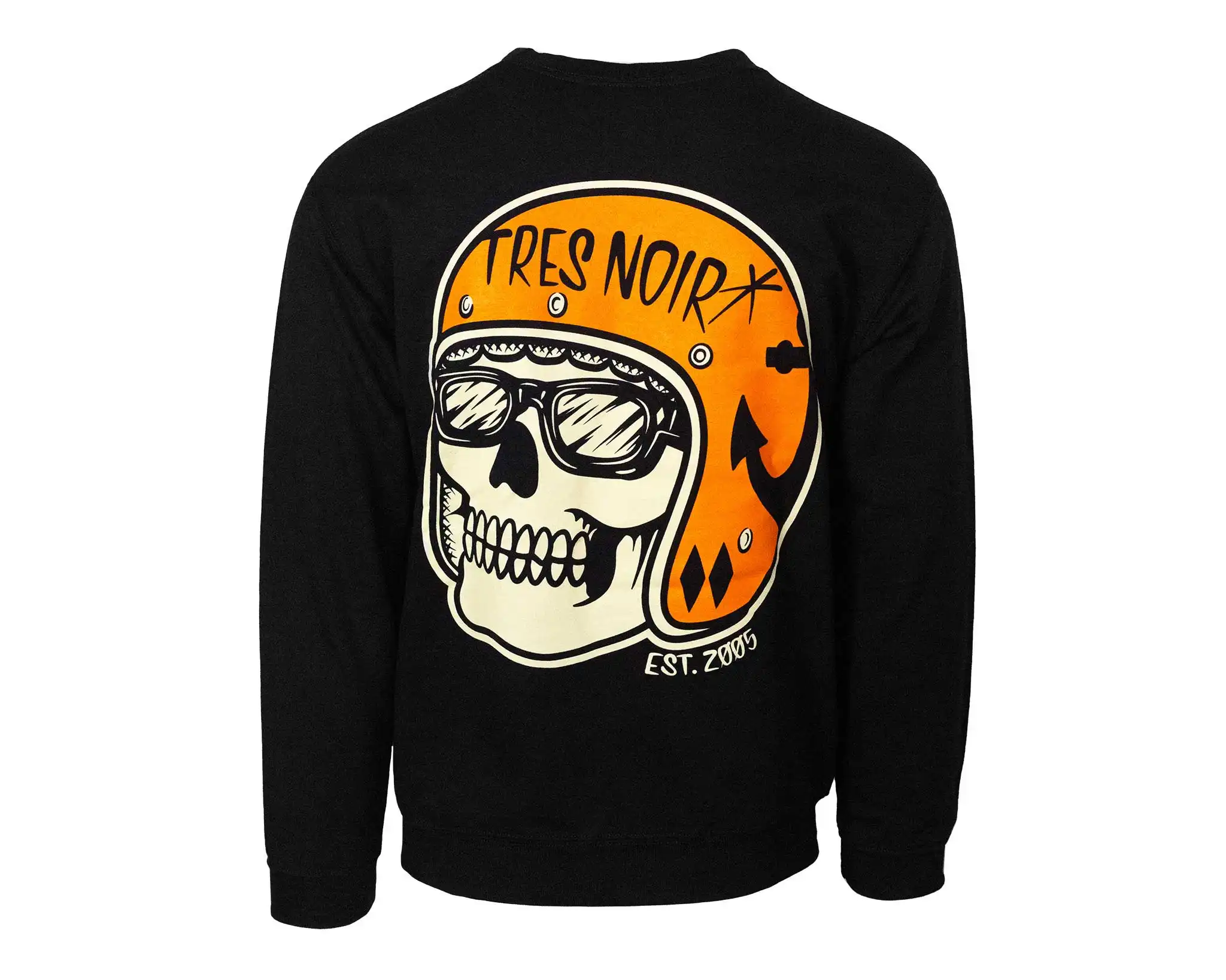 Burnout Crewneck - Black - Back
