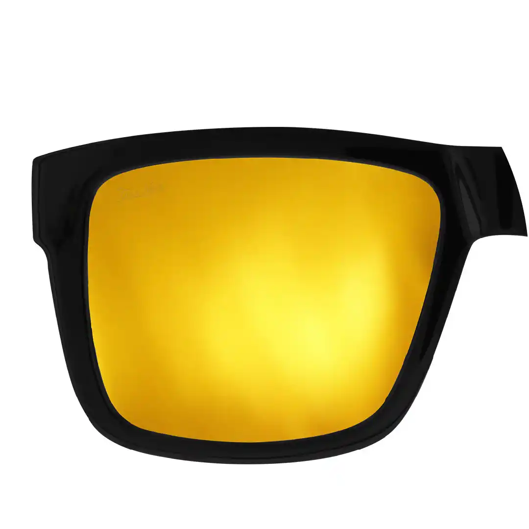 primo safety black mirrored gold lens