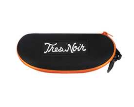Black and orange case with 'Tres Noir' logo on a white background