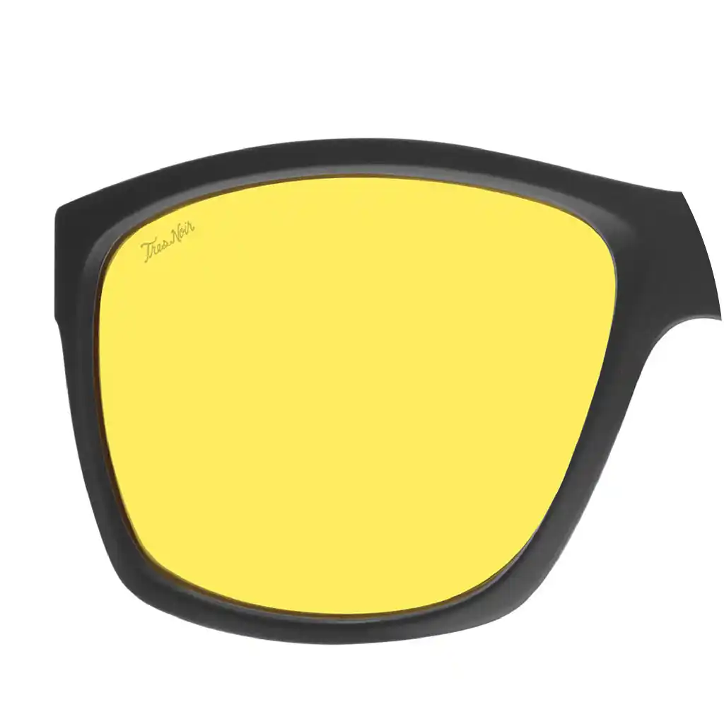 range safety matte black yellow lens