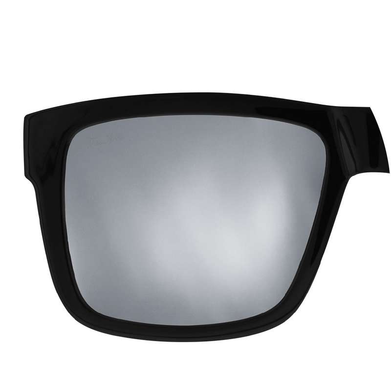 primo safety black mirrored silver lens