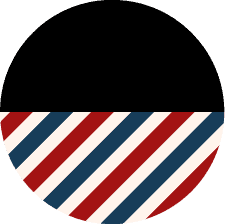 Black + Barber Pole Swatch