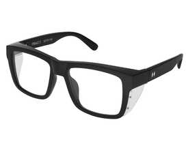 Primo Safety ANSI Z87+ Matte Black + Clear Lens