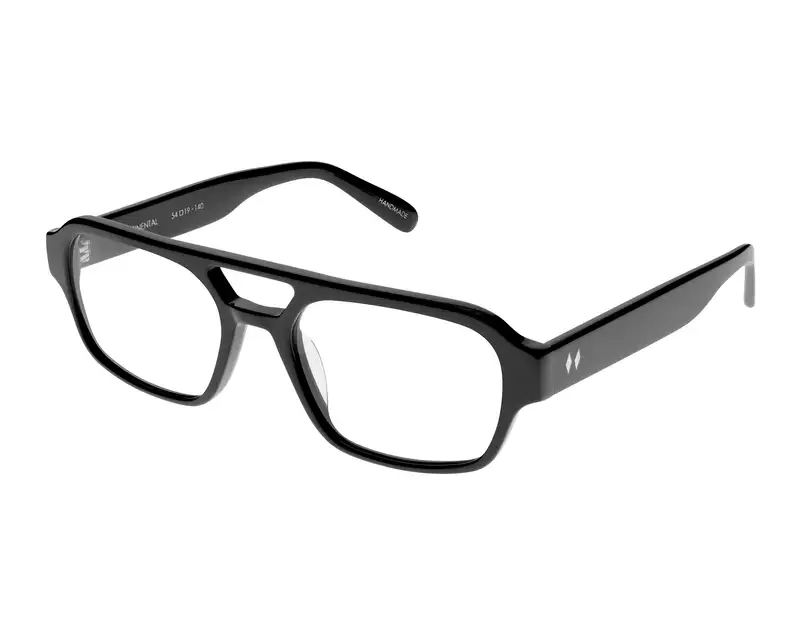 Continental - Black w/ Clear Lens