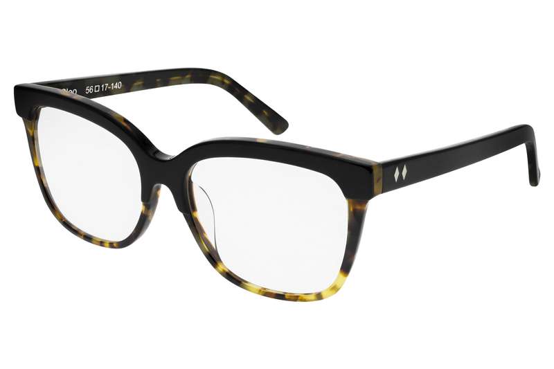 Cleo Black Blonde Tort - Clear