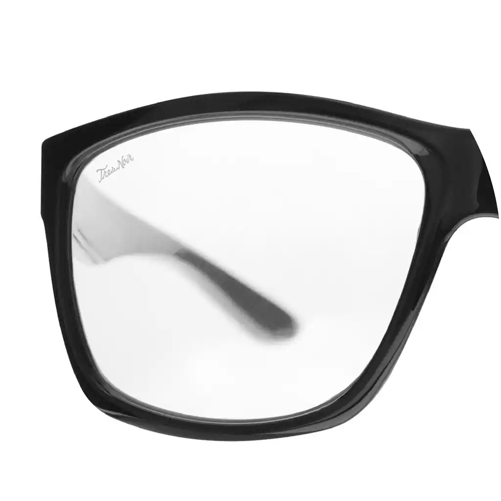 range safety black clear lens