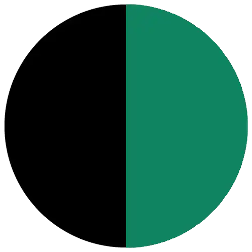 Black with Bottle Green Swatch