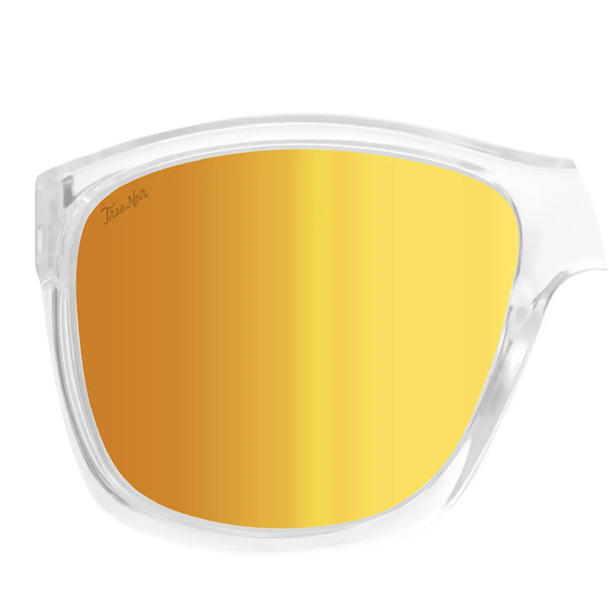 range safety clear mirrored gold lens 1
