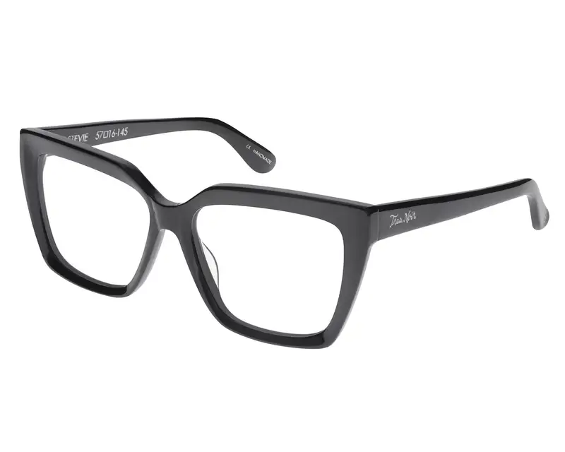 Stevie - Black w/ Clear Lens