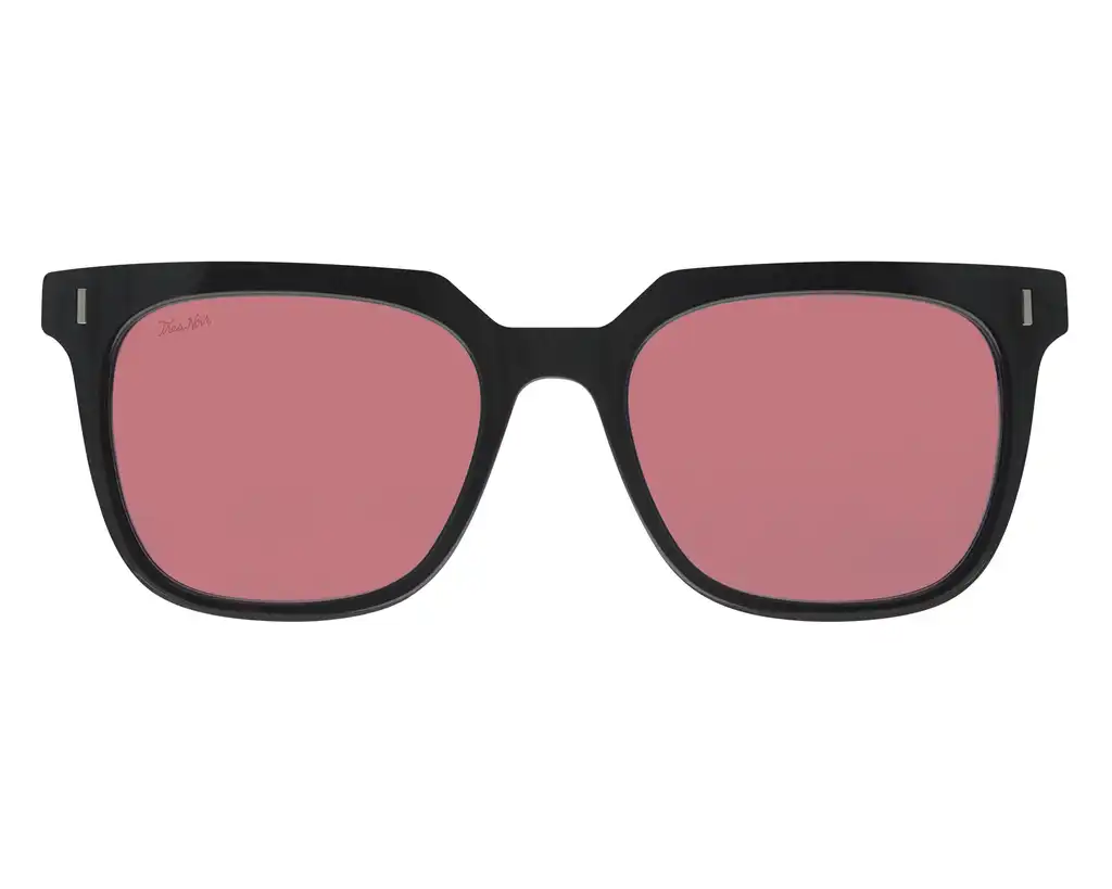 Silver Lake - Black w/ Rose Lens - Front