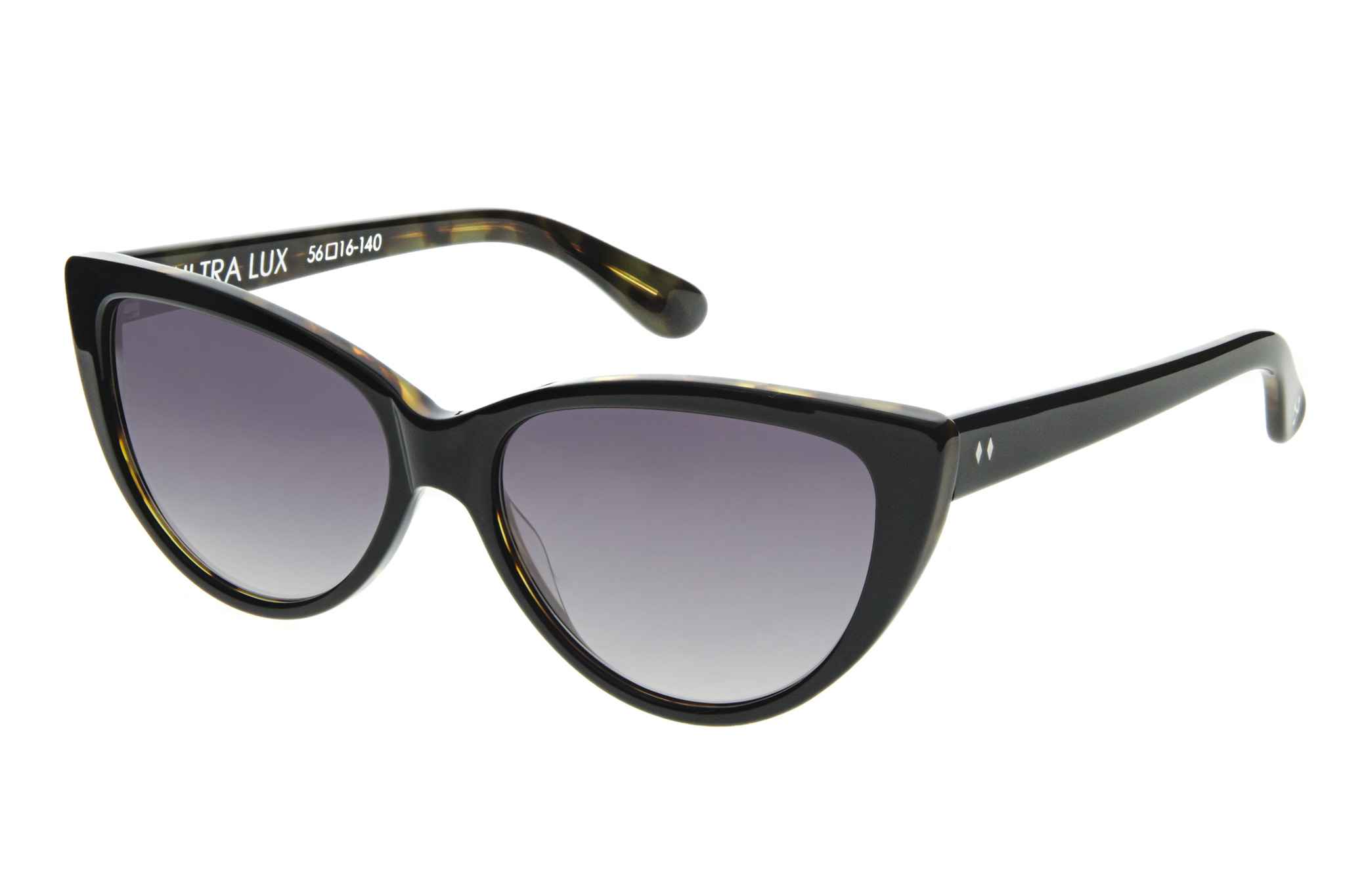 Tres Noir - Ultra Lux - Black Tort, Angled View