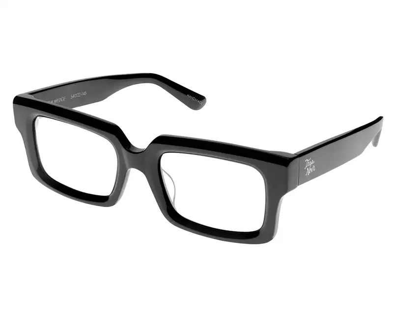 The Wedge - Black w/ Clear Lens