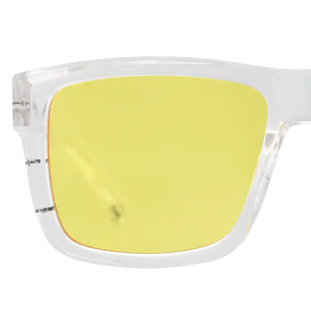 RADIALL CLEAR YELLOW×FULL SMOKE Primo Safety ANSI Z87+ Clear | Tres Noir